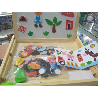 Bộ ghép hình nam châm động vật
