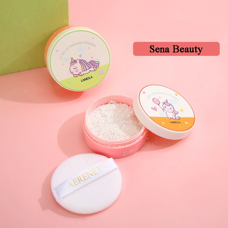 Phấn phủ kiềm dầu dạng bột Lameila Angel Horse Setting Powder Sena Beauty | BigBuy360 - bigbuy360.vn