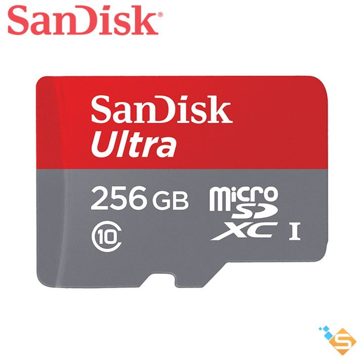 Thẻ Nhớ SanDisk Ultra A1 MicroSDXC 256GB 128GB Class 10 UHS-I 120MB/s -Bảo Hành Chính Hãng 5 Năm