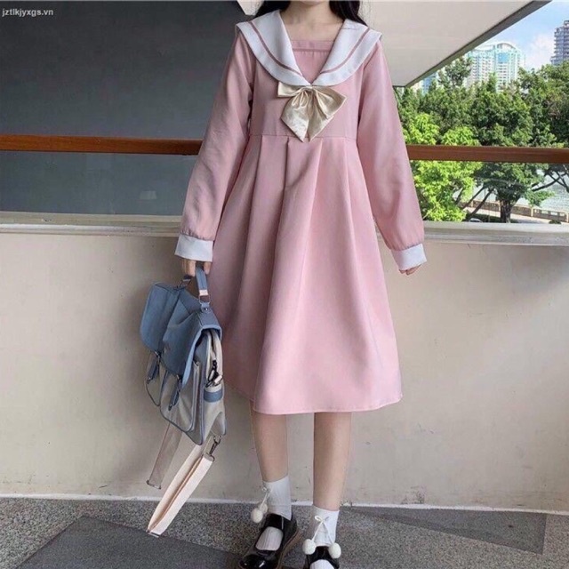 Đầm thuỷ thủ ❤️FREESHIP❤️ Váy baby doll Quảng Châu hàng có sẵn