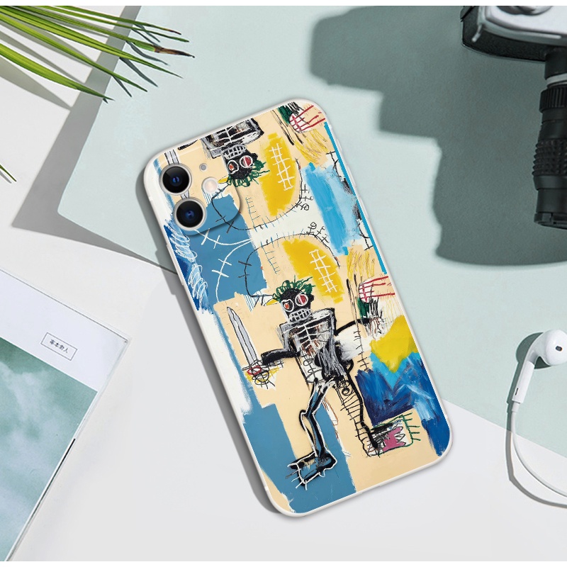 Ốp Điện Thoại tpu Dẻo Họa Tiết graffiti Nhiều Màu Cho iphone 13 14 pro max 12 mini 6s 7 8 plus se2 xr 5s 11 pro max