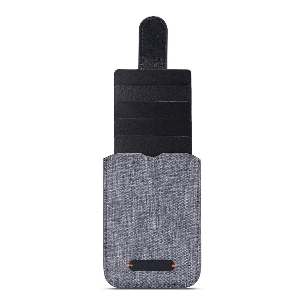 Túi da PU đựng thẻ 5 ngăn dán lưng điện thoại tiện dụng