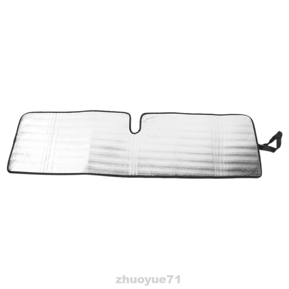 Windshield Sunshade Silver Durable Car Styling Easy Install Aluminum Foil Anti UV Keep Cool Block Sunlight For Jeep
