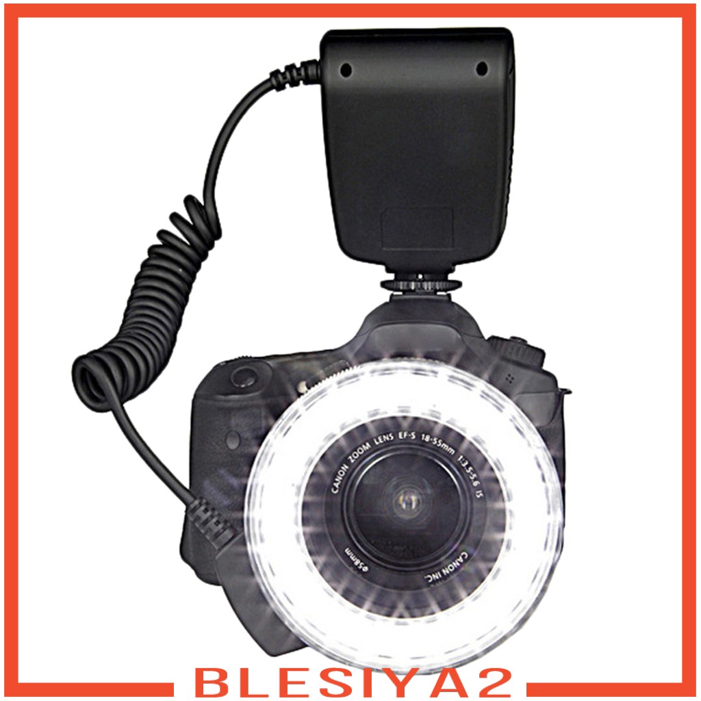 [Besiya2] Đèn Flash 48 Bóng LED Cho Máy Ảnh Nikon Canon Sony Olympus DSLR Mới