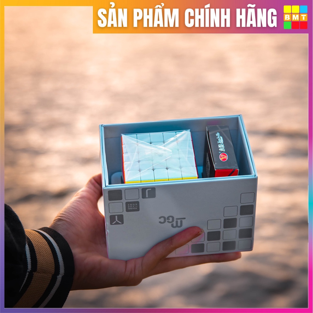 Rubik 5x5 YJ MGC 5x5M Có Nam Châm Stickerless, Rubik nam châm, Rubik biến thể, RUBIK BMT, đồ chơi thông minh cho bé