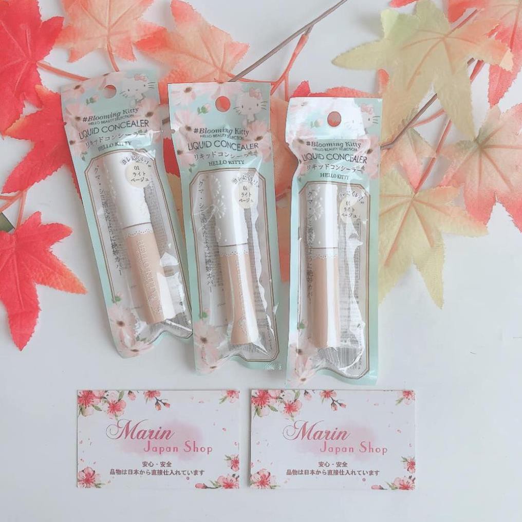 (SALE) Kem che khuyết điểm dạng lỏng Hello Kitty đáng yêu Blooming Kitty Liquid Concealer Nhật Bản