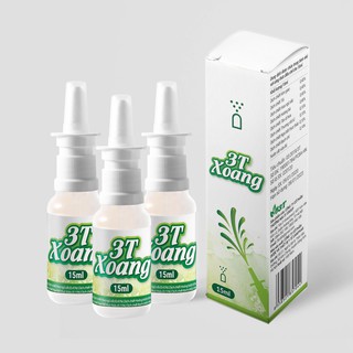 Combo 3 Chai Xịt Mũi 3T Xoang Dứt Điểm Ngạt Mũi, Viêm Mũi Dị Ứng, Viêm Xoang Cấp Và Mãn Tính