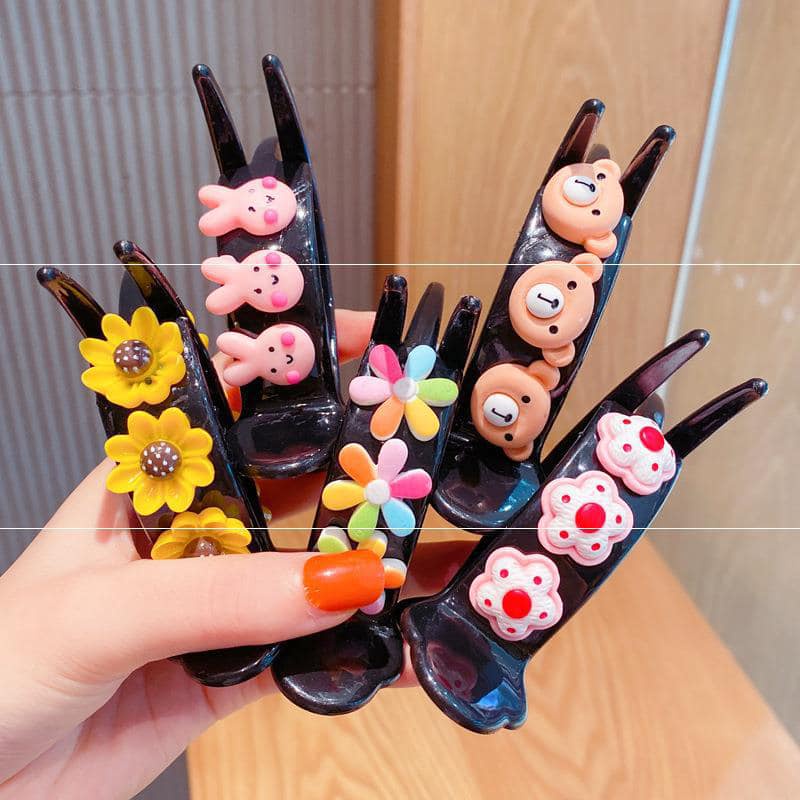 Kẹp càng cua 3 răng hàn quốc nhiều hình dễ thương cho bé JIMADO PVN17378