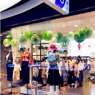 Bộ 6 quạt giấy trang trí tiệc