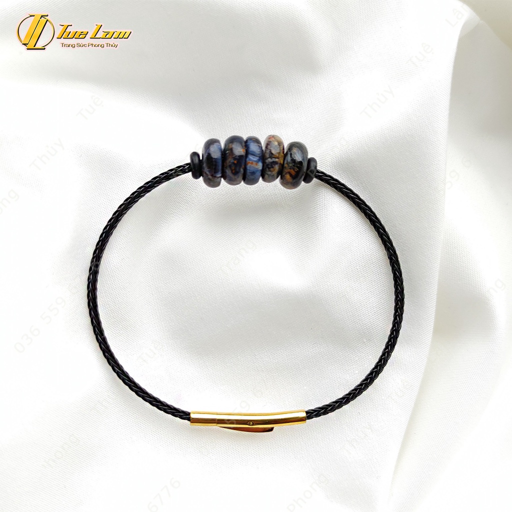 Vòng tay ngũ điếu tài lộc màu vân mây giông bão mang lại may mắn - Tuệ Lâm