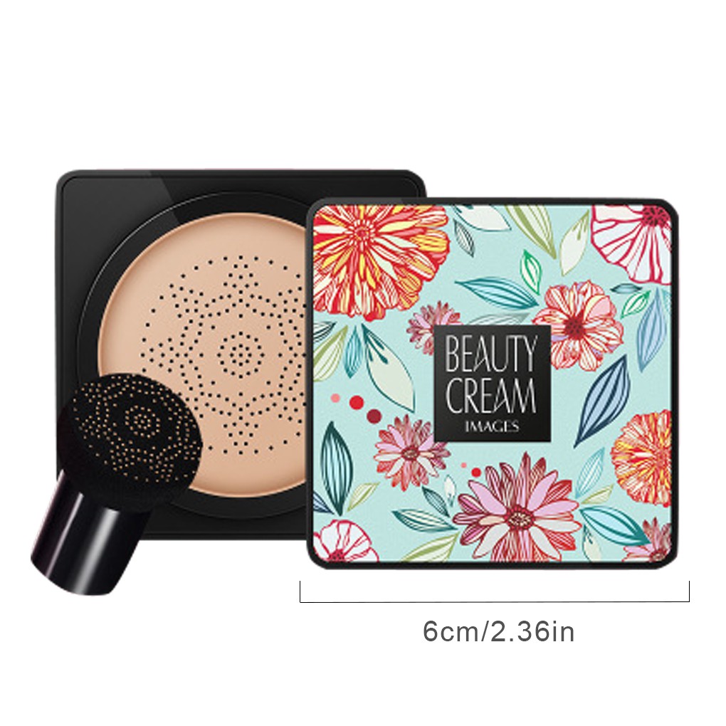 (Hàng Mới Về) Kem Bb Dạng Air Cushion Che Khuyết Điểm Dưỡng Ẩm Kèm Cọ Đầu Nấm