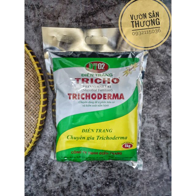 [Điền Trang] Chế Phẩm Men Vi Sinh Trichoderma gói 1kg, Ủ Phân, Rác Nhà Bếp