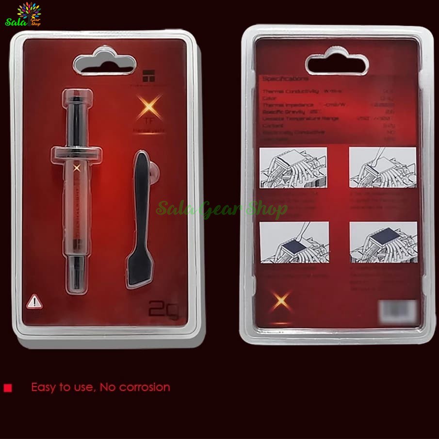 Keo tản nhiệt Thermalright TFX 2g, Hiệu Năng Làm Mát Vượt Trội