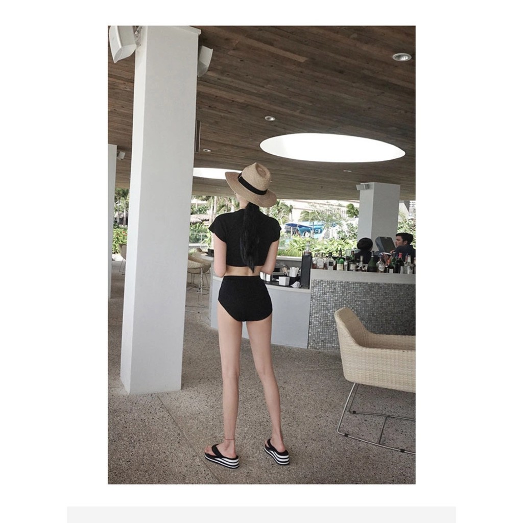 Đồ bơi xinh + quần lưng cao (có màu đen) mã Q2719 | BigBuy360 - bigbuy360.vn