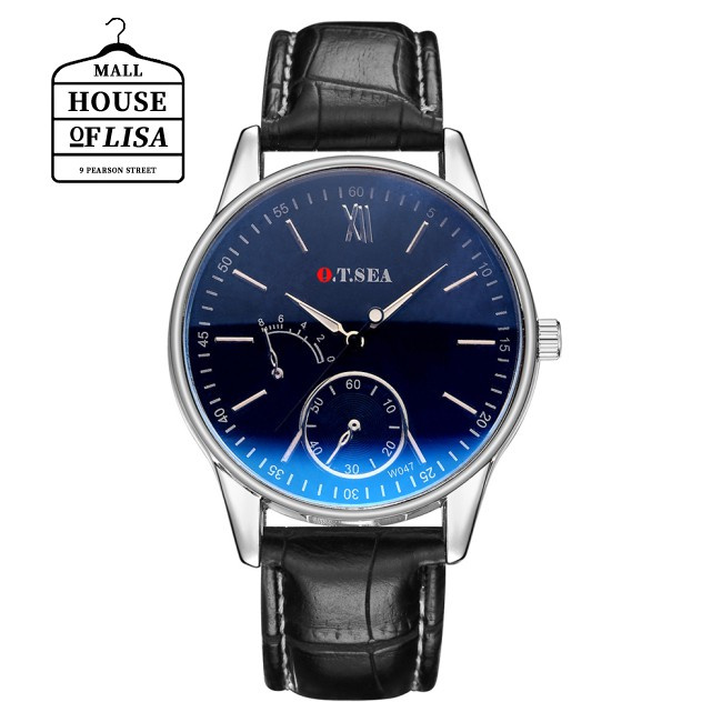 man casual leather watch Adjustable Leather Watches Casual Quartz Wrist Watch Clock Gift for Man