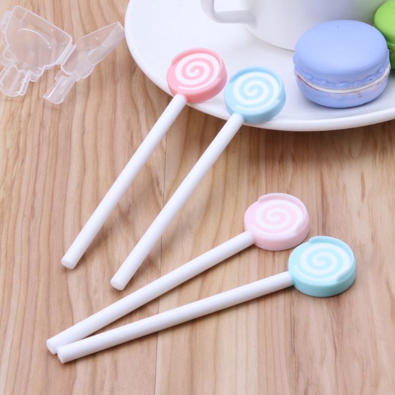 Rơ lưỡi em bé hình cây Kẹo Mút Có hộp đậy Chống Bụi