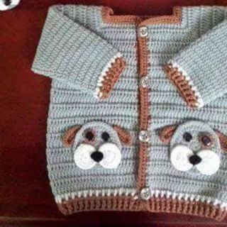 Áo ấm len handmade cho bé trai