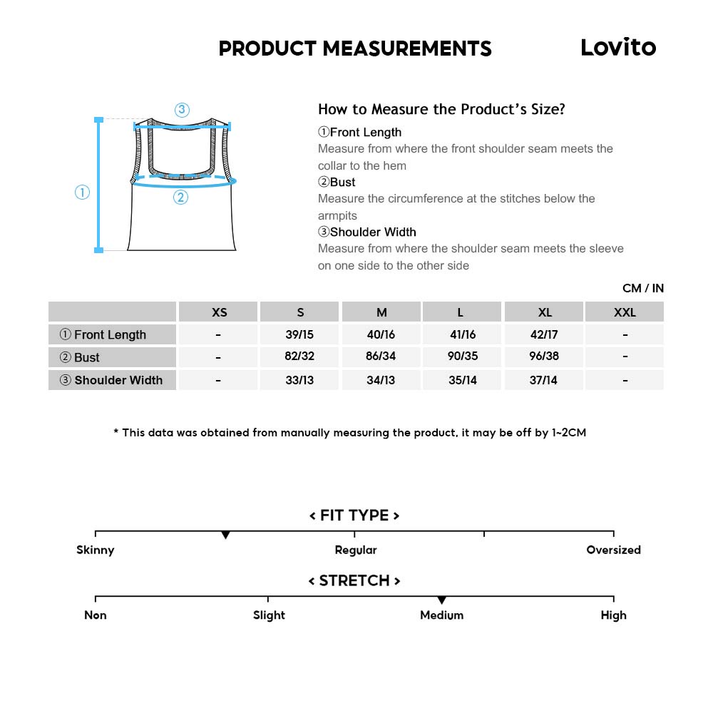 Áo tanktop Lovito cổ tròn không tay trơn phong cách thường ngày L19D389 (Màu trắng)