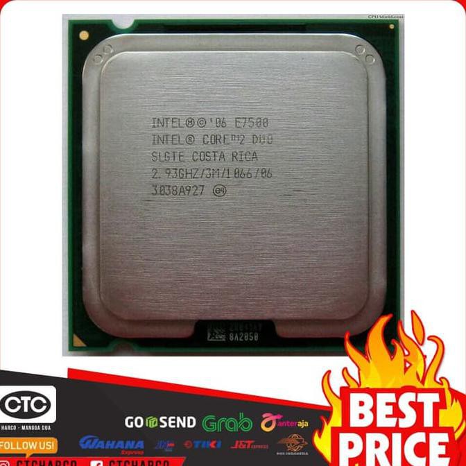 Quạt Tản Nhiệt Intel Core 2 Duo E7500 2.93 Ghz - Socket Lga 775 - No Fan 1512