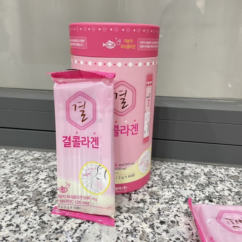 Collagen Lemona Đẹp Da Hàn Quốc Hộp 60 gói | BigBuy360 - bigbuy360.vn