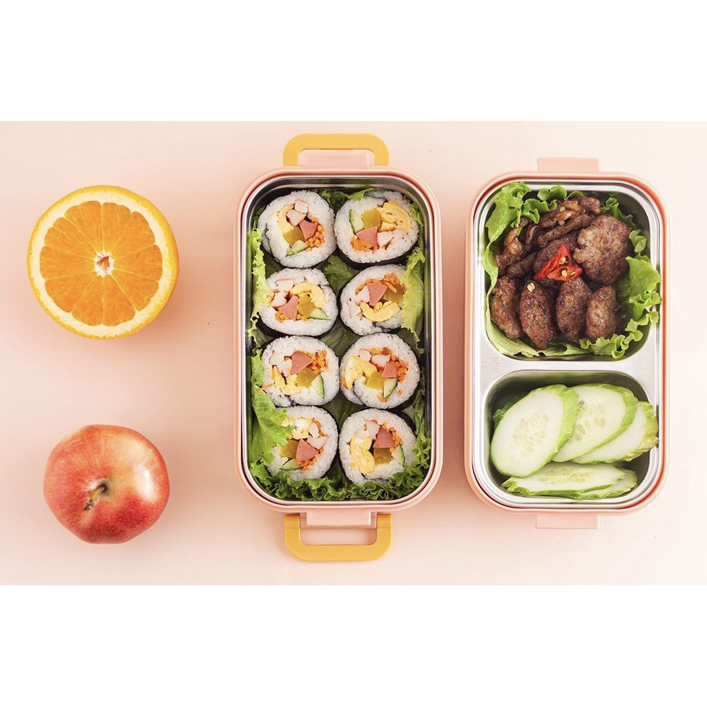 Hộp Đựng Cơm Giữ Nhiệt, Hộp Cơm 2 Tầng Inox Cao Cấp Tiện Lợi - Rick Store