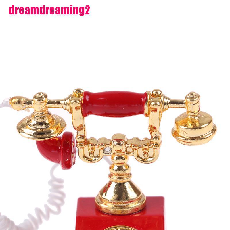 Điện Thoại Đồ Chơi Cho Nhà Búp Bê Tỉ Lệ 1: