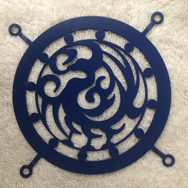 Lưới chắn quạt fan 12cm hình rồng