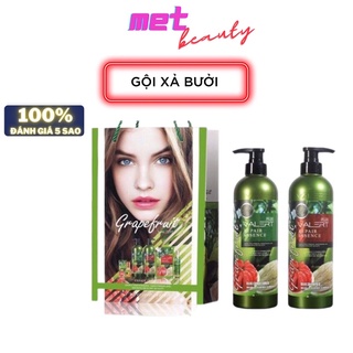 Cặp dầu gội xả bưởi VALERT GRAPEFRUIT PLUS 850ML kích thích mọc tóc giảm rụng tóc, phục hồi tóc hư tổn