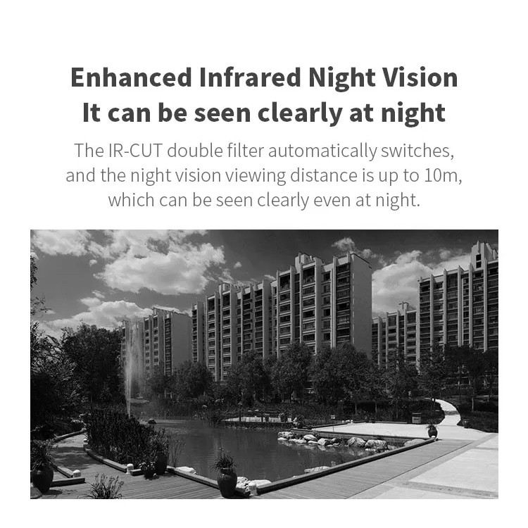 Camera Xiaomi giám sát ngoài trời không dây kết nối Wifi độ nét cao tiện dụng | BigBuy360 - bigbuy360.vn