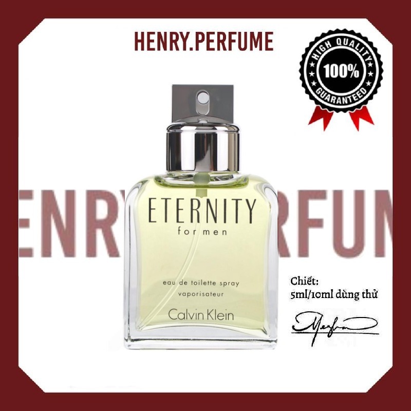 ⛅ Nước hoa  CK Enternity For Man EDT Test 10ml/20ml ®️