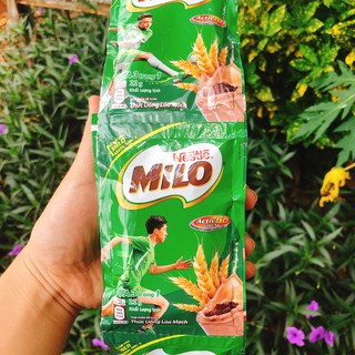  Dây 10 gói Milo Active Go lúa mạch 22g/gói. Date 05.2022