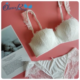 Set ren cúp ngang, mút vừa & ren mềm cao cấp