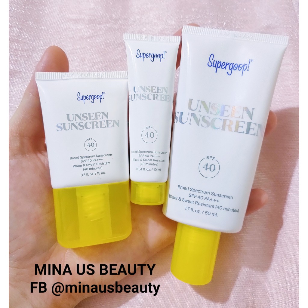 Kem chống nắng vô hình Supergoop! Unseen Sunscreen Broad Spectrum SPF 40