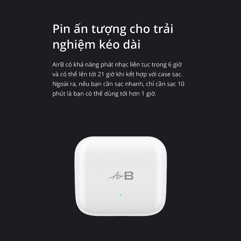 Tai nghe không dây AirB chính hãng Bkav - Bảo hành toàn quốc 12 tháng