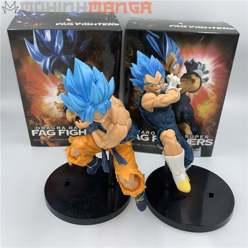 [CÓ QUÀ] Combo 2 mô hình Son Goku và Vegeta Blue Dragon Ball Bảy Viên Ngọc Rồng Songoku Super Saiyan God Siêu Xayda