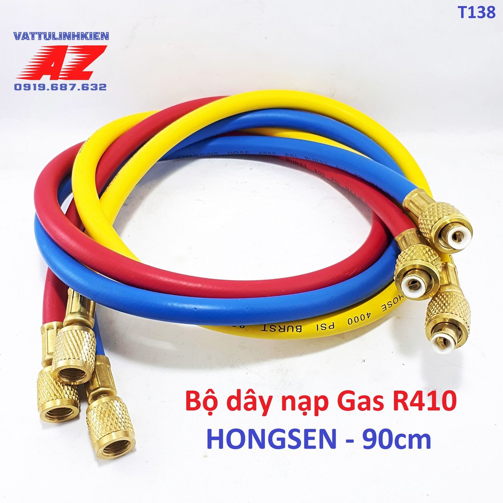 Dây nạp gas 90cm HONGSEN CT336 dùng cho gas R410a, R22