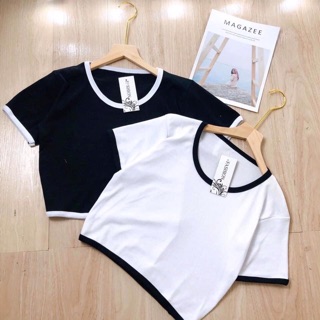 ÁO CROPTOP BO VIỀN