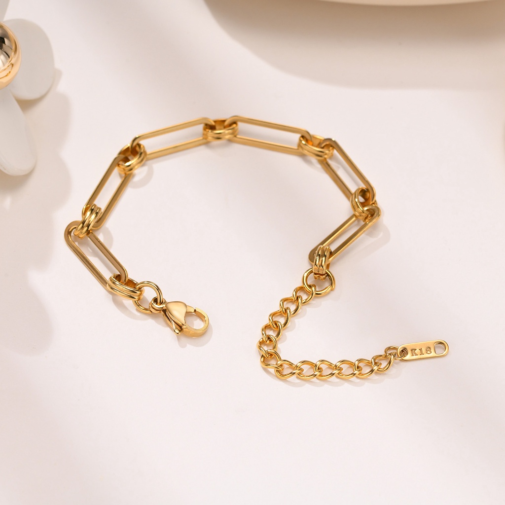 Vnox Vòng Tay Mạ Vàng 14K Thời Trang Cho Nữ