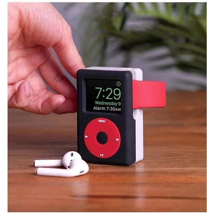 Giá Đỡ dành cho Dock Sạc Apple Watch Hình Máy Nghe Nhạc Chống Đứt Gãy Dây