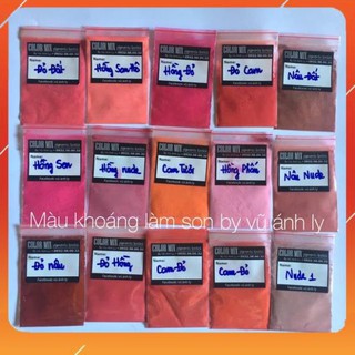 [36 MÀU] MÀU KHOÁNG LÀM SON HAMDMADE