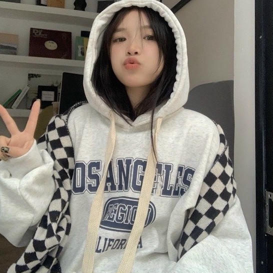 Áo Khoác Hoodie Nỉ Có Mũ Form Rộng LOSANGFLES Unisex Nam Nữ Ulzzang | BigBuy360 - bigbuy360.vn