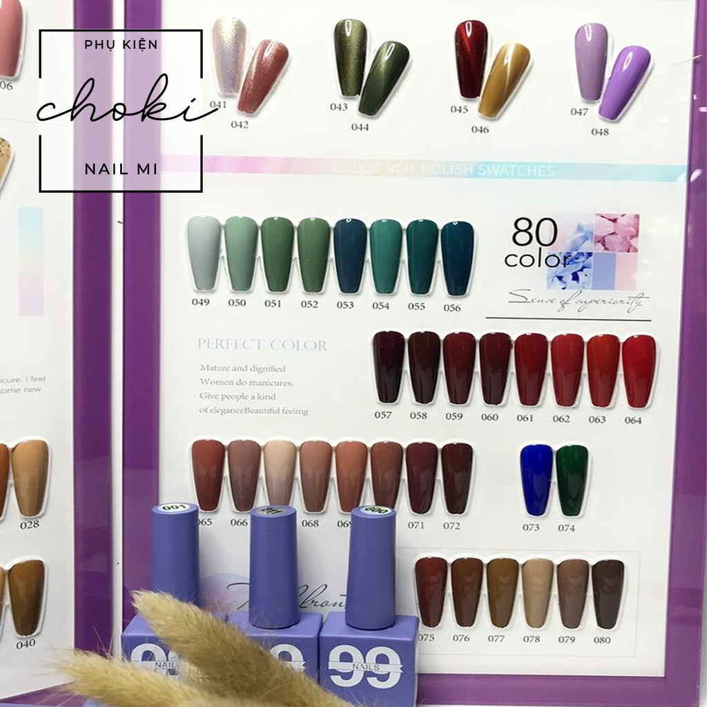 Sơn gel nails 99 CHOKI NAIL MI sơn móng tay móng chân cao cấp 1