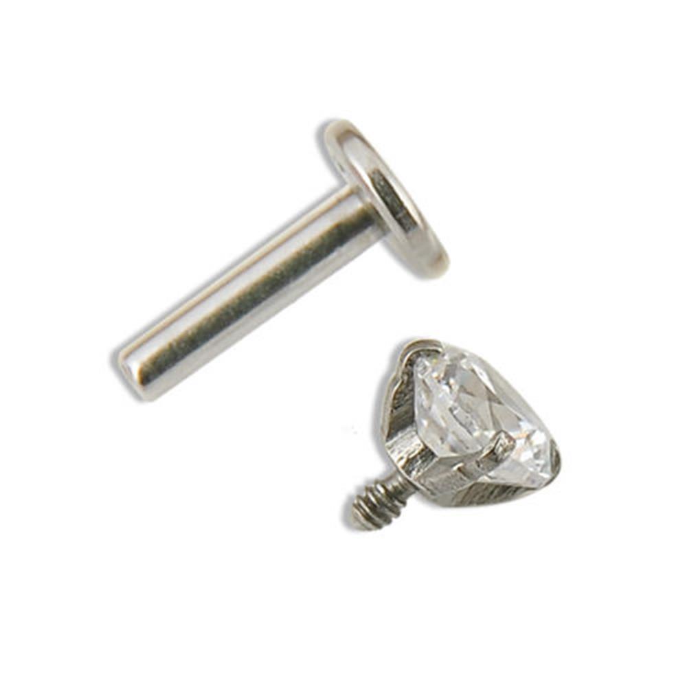 Khuyên Tai Đính Đá Zircon 1 Cái Thời Trang|Nhẫn Đeo Môi