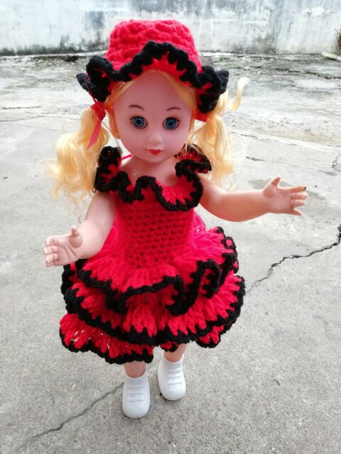 BÚP BÊ CÓ KHỚP CÓ NHẠC cao 40cm