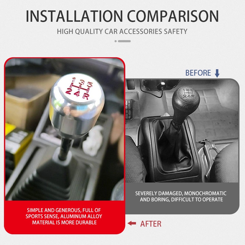 Núm Gạt Cần Số Xe Hơi 5 Tốc Độ Bằng Hợp Kim Nhôm Bảo vệ an toàn Đầu cần số  Ô Tô Thông Dụng Núm gạt cần số Thông Dụng xe hơi Núm bọc cần số xe hơi  trang trí phụ kiện nội thất ô tô
