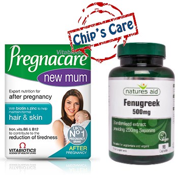 ❏✻Vitamin Pregnacare New Mum và Cỏ Cà ri Fenugreek cho sữa mẹ