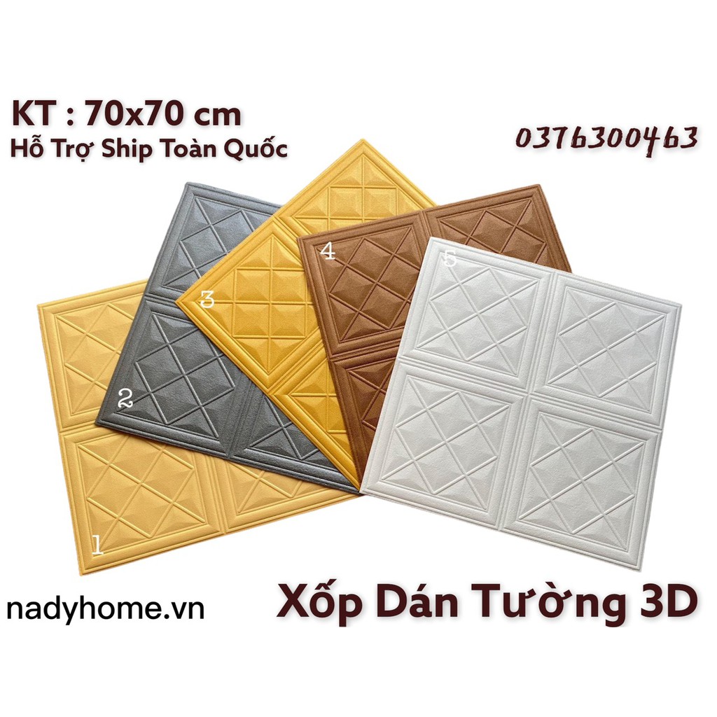 [Mã LIFEHLDEC giảm 10% đơn 99k] Xốp Dán Tường Cổ Điển P8, Kích Thước 70x70 cm, Hàng Loại 1 Cao Cấp | BigBuy360 - bigbuy360.vn