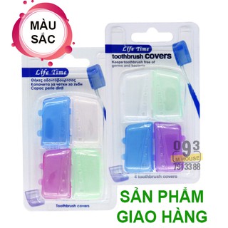 Combo 4 Đầu bọc bàn chải đánh răng kháng khuẩn