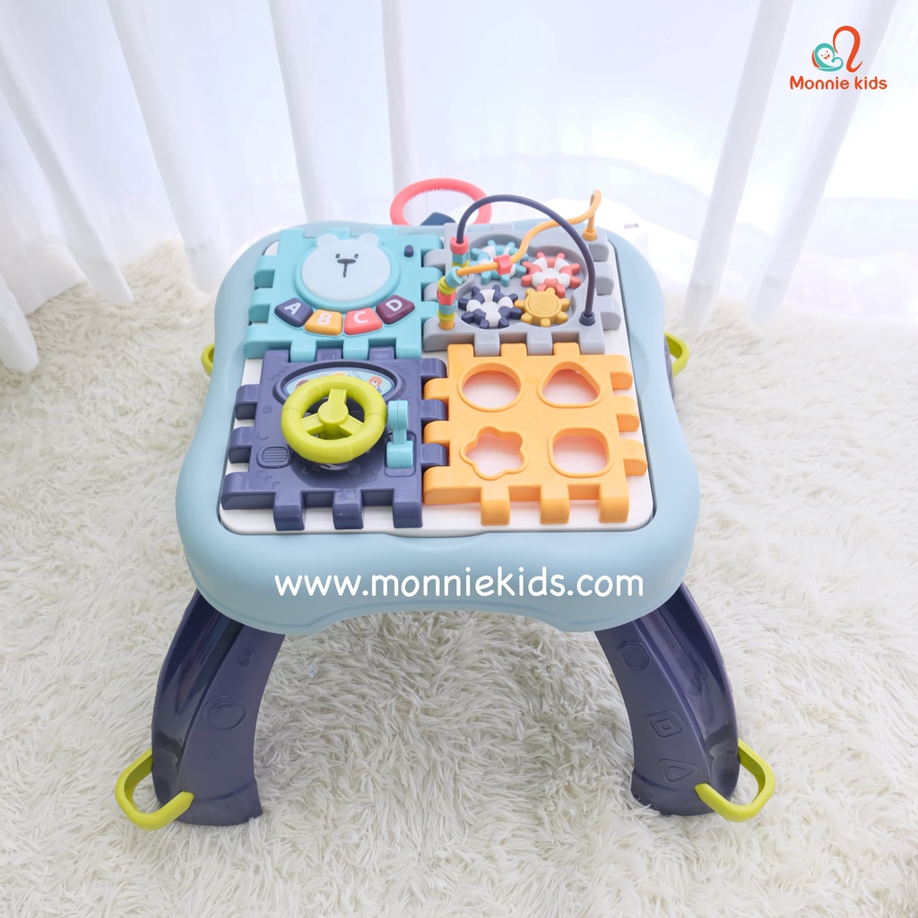 Bàn đa năng Vivakids cho bé từ 10 tháng, đồ chơi phát triển trí tuệ - Monnie Kids