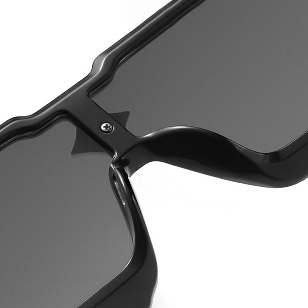 JARRED Kính Mát Chống Tia UV Gọng Lớn Trang Trí Ngôi Sao Phong Cách Đường Phố Đơn Giản Cho Nữ